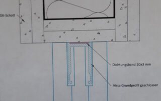 Glastrennwand Detrail